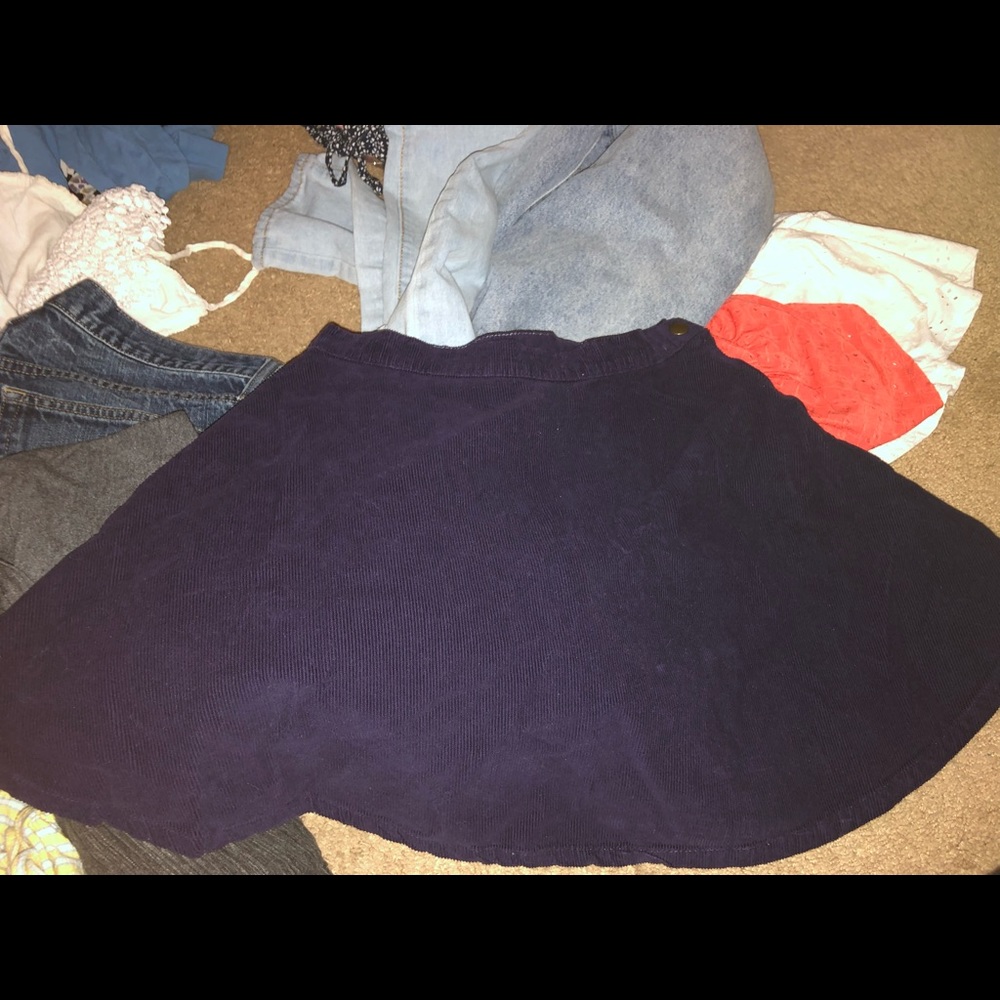 American apparel corduroy circle skirt